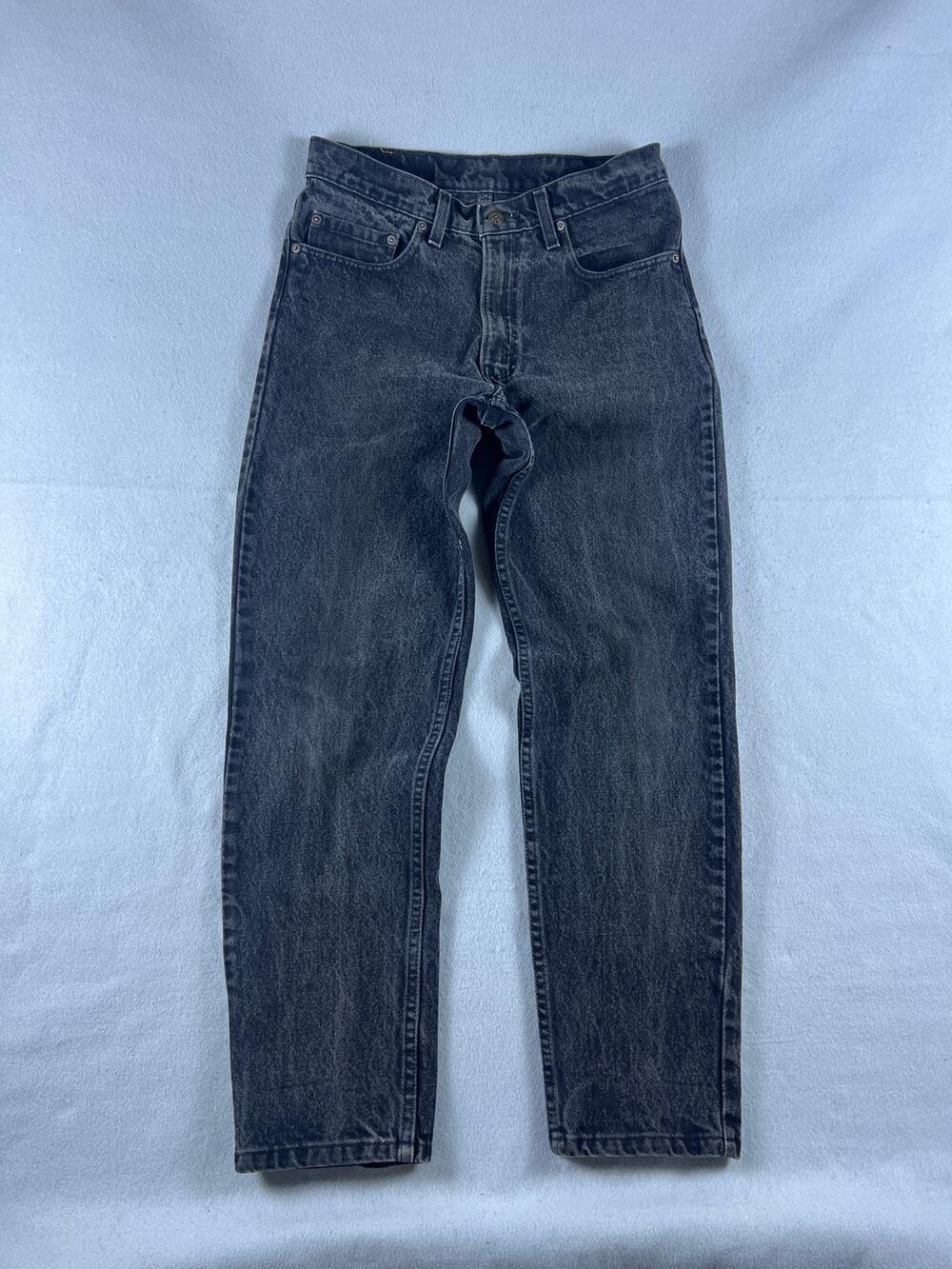 Levi's Jeans Mens 32x29 Black Tapered Leg Washed Denim Classic Denim Classic